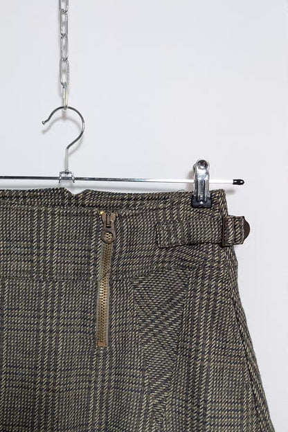 Max & Co Pleated Wool Mini Skirt