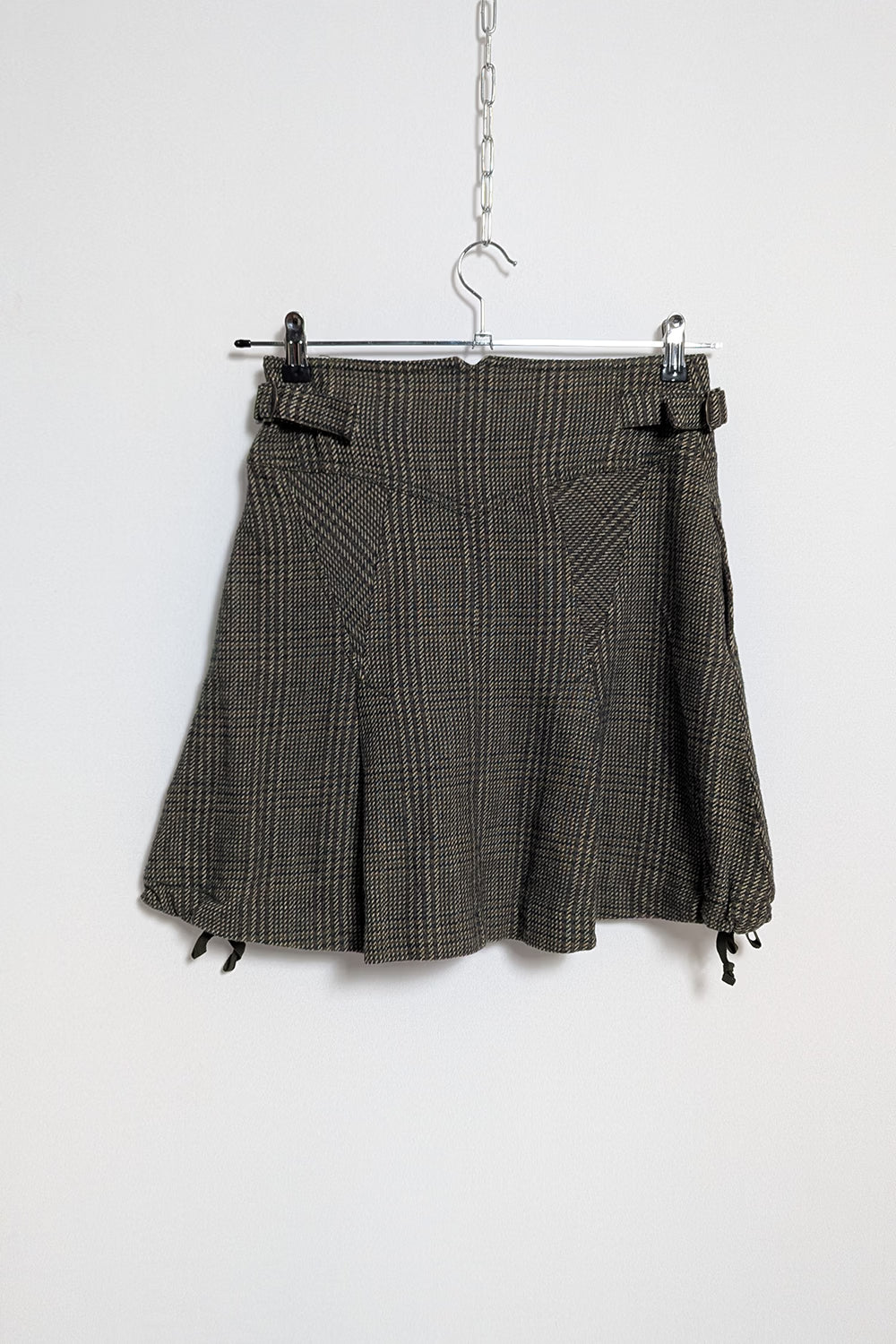 Max & Co Pleated Wool Mini Skirt
