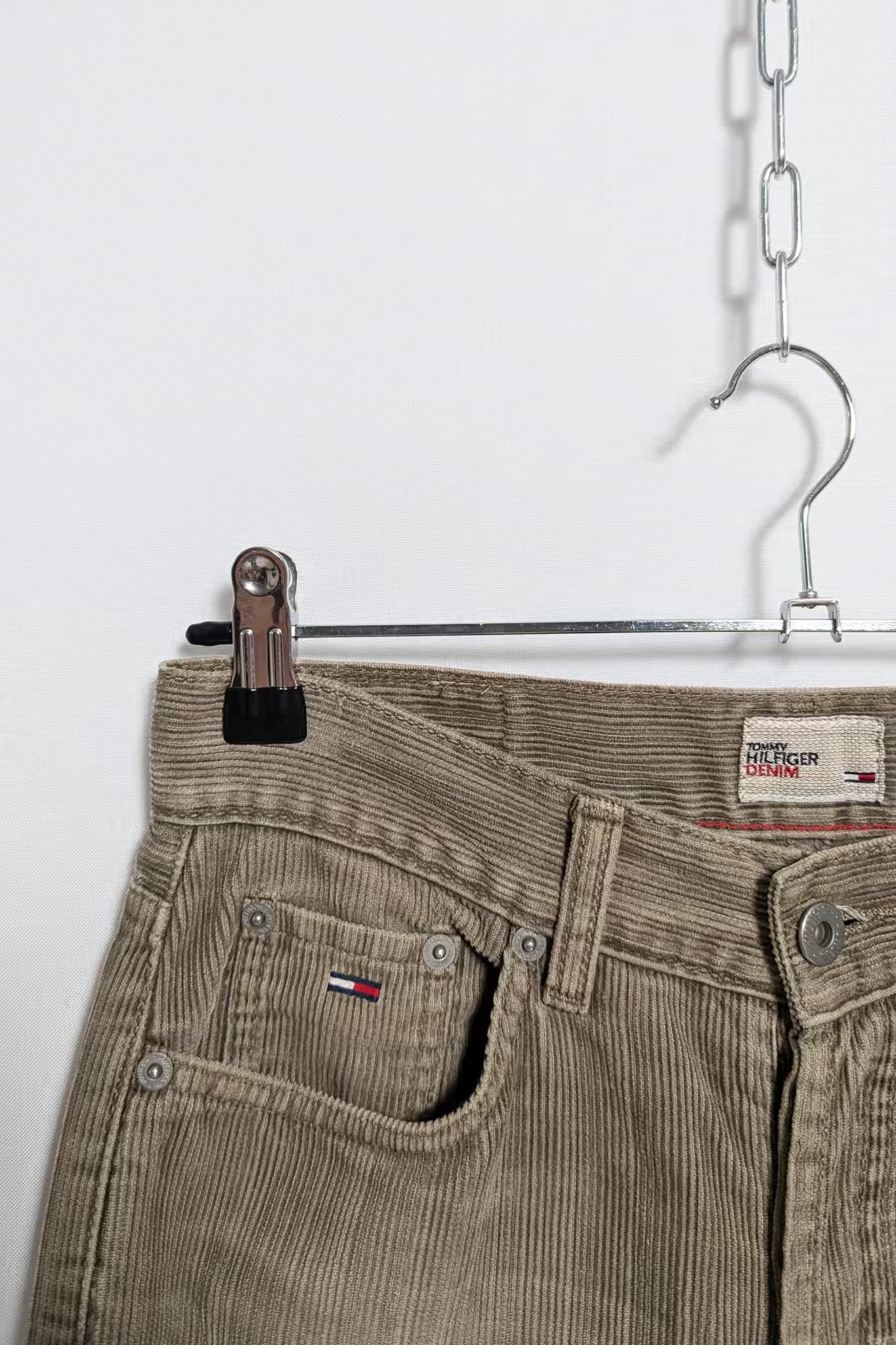 The Tommy Hilfiger Khaki Corduroy Pants