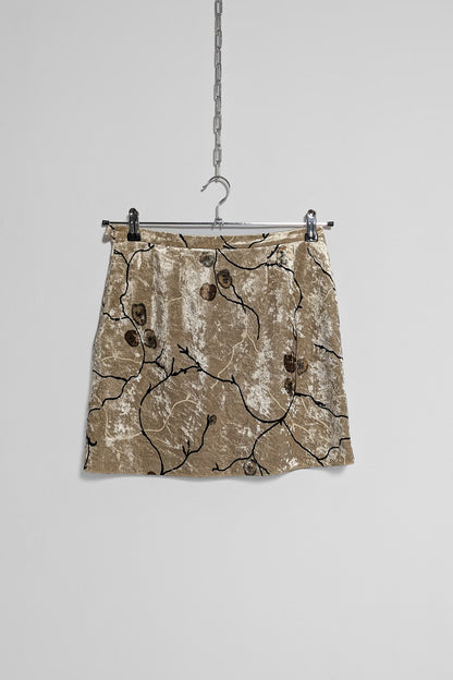 The 90s Velvet Mini Skirt