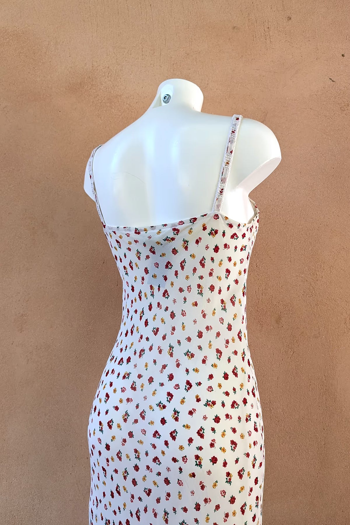 The Wildflower Asymmetrical Maxi Slip Dress