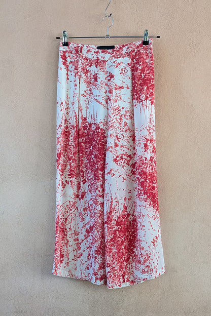 The Les Copains Japanese Watercolor Silk Pants