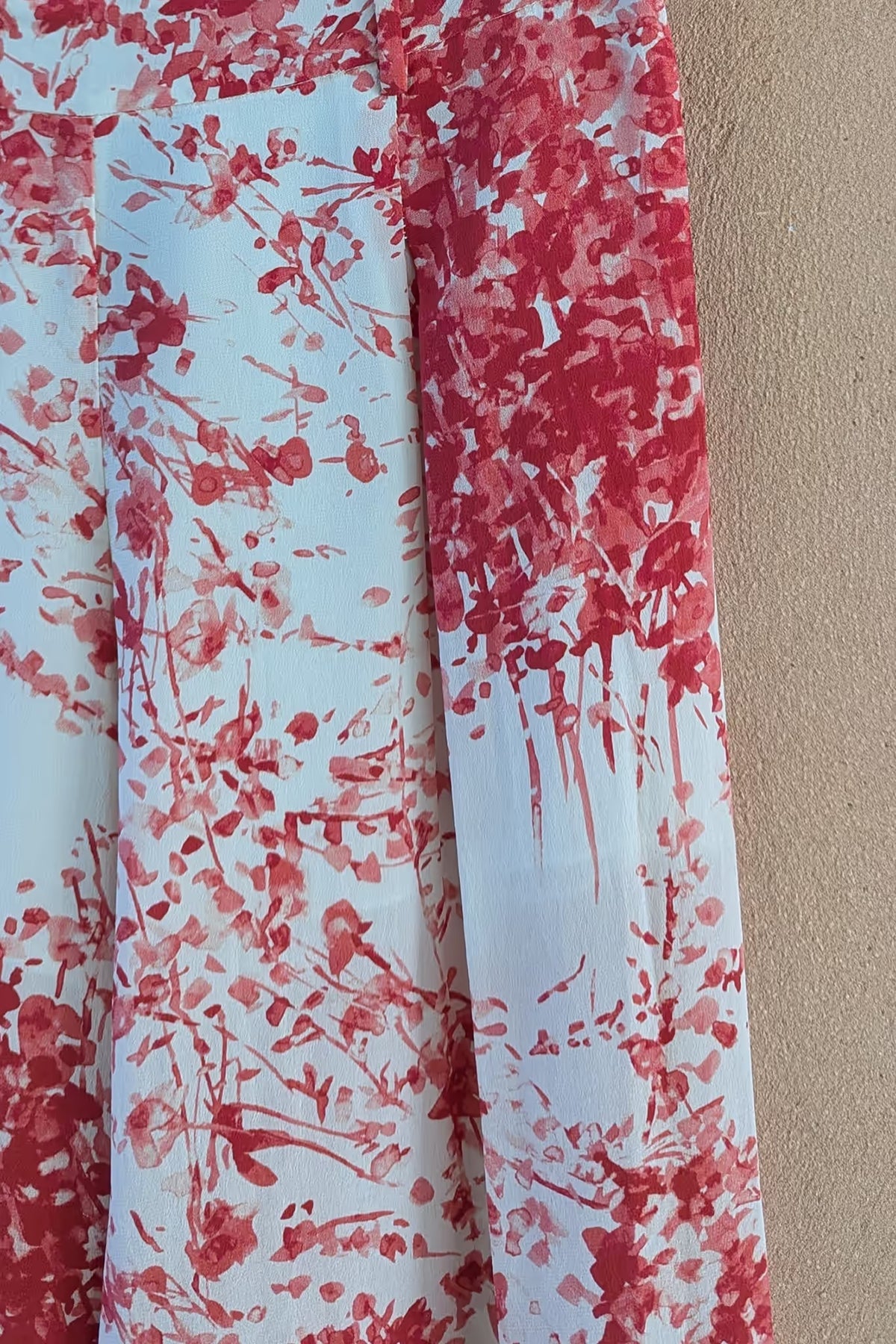 The Les Copains Japanese Watercolor Silk Pants