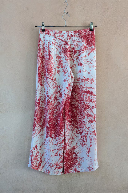 The Les Copains Japanese Watercolor Silk Pants