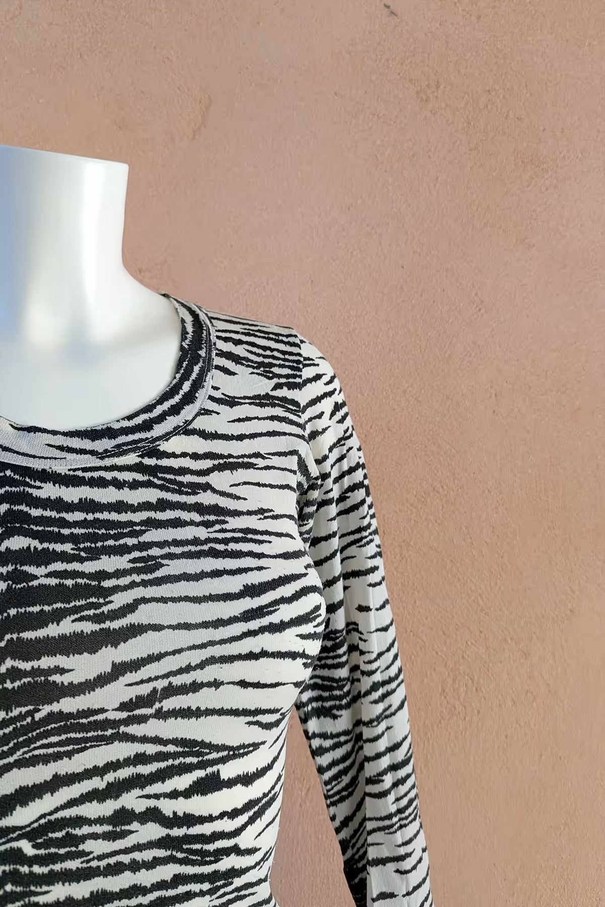 The Pinko Zebra Mesh Top