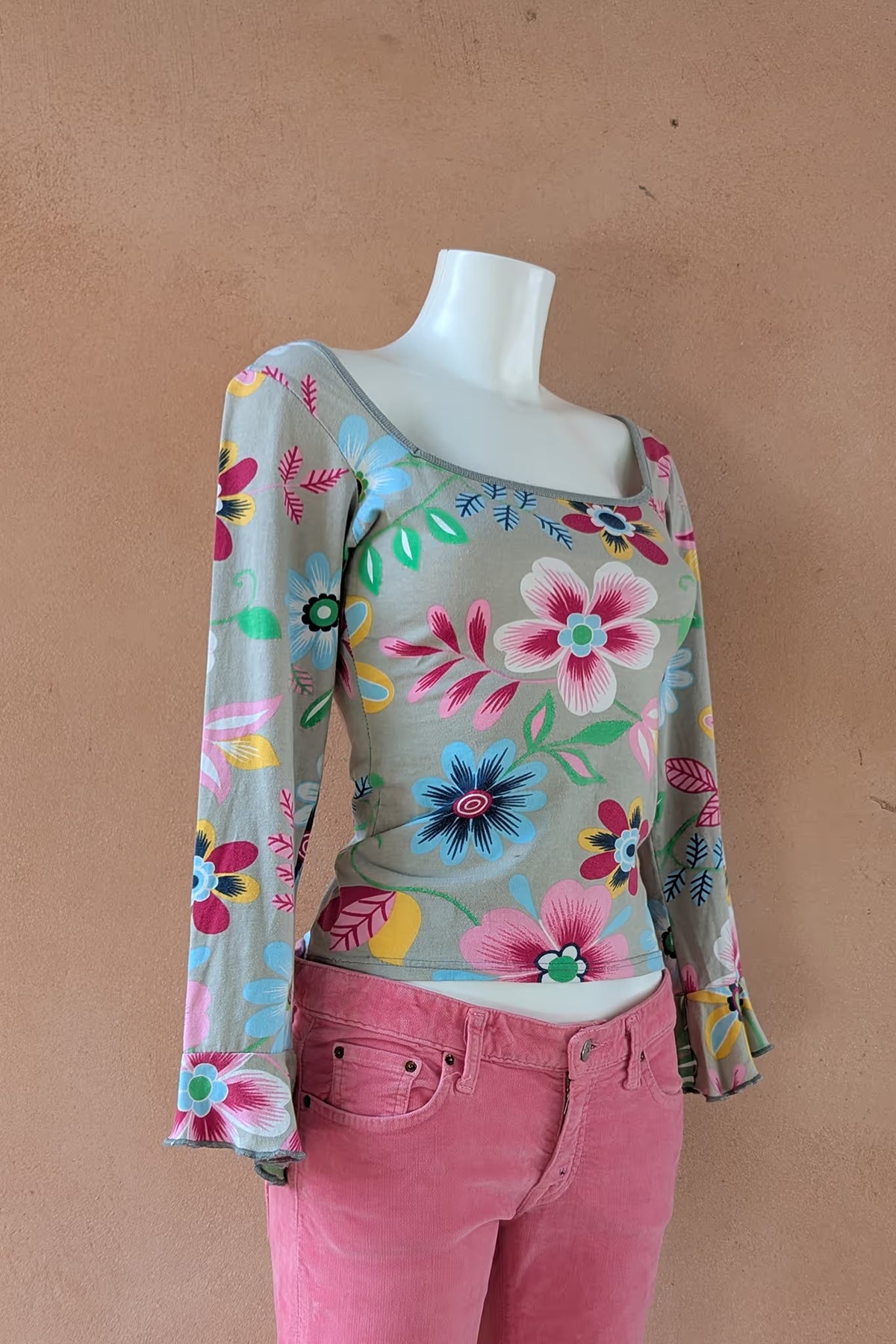 The Happy Floral Cotton Top