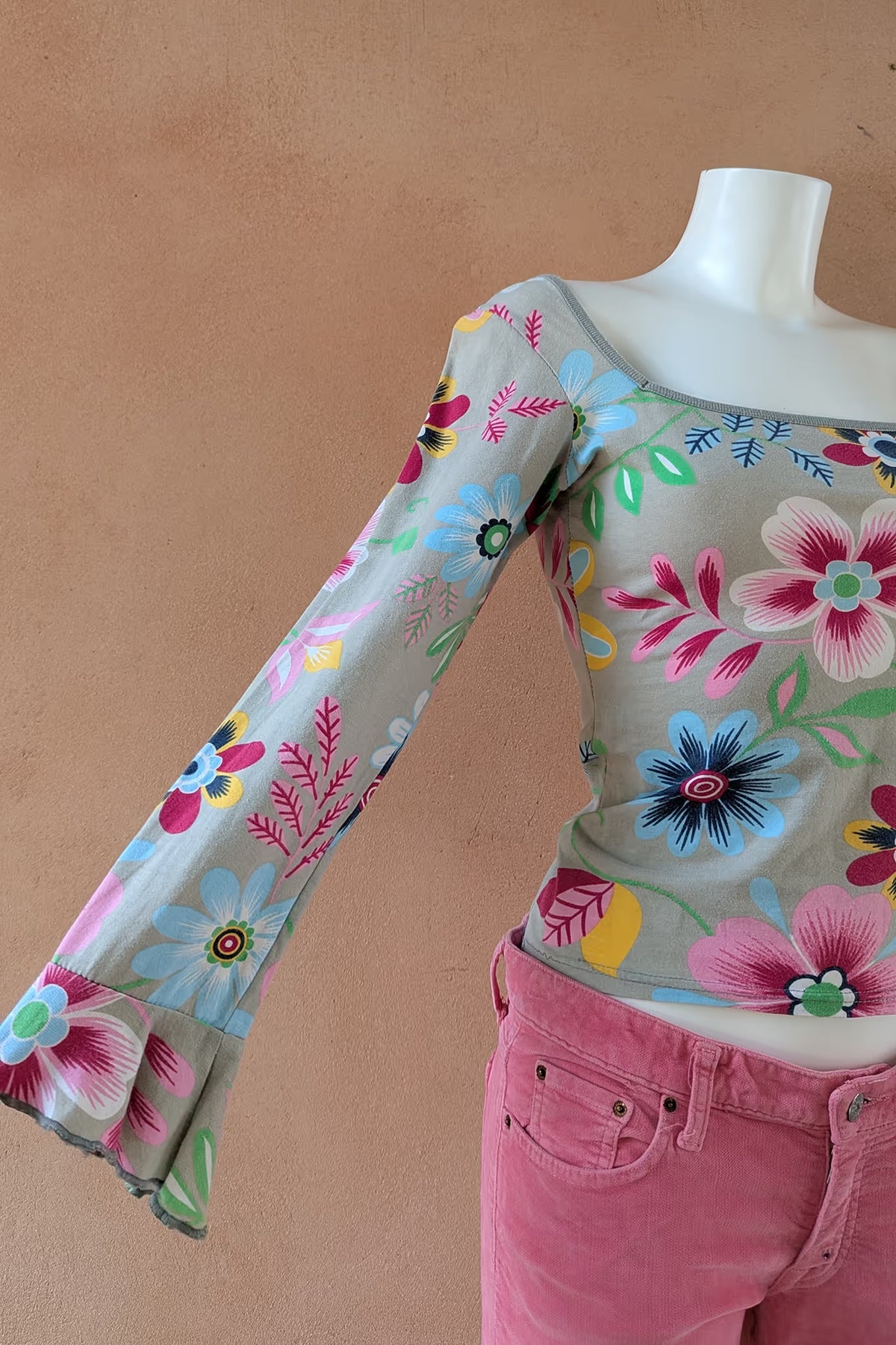 The Happy Floral Cotton Top