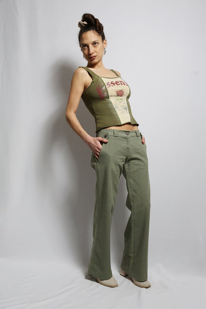 The Rose & Boat Cotton Tank Top