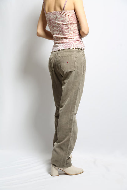 The Tommy Hilfiger Khaki Corduroy Pants