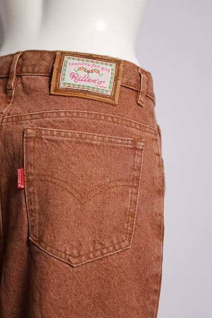 The 90s Smokey Warm Orange Denim