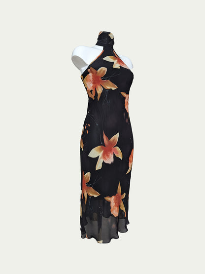 The Open-Back Collar Dress